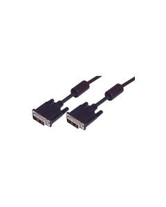 DVI-D Single Link LSZH Cable Male/Male w/ Ferrites, 3.0 ft
