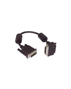 DVI-D Single Link DVI Cable Male / Male Right Angle, Bottom 10.0 ft