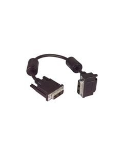 DVI-D Single Link DVI Cable Male / Male Right Angle,Top 10.0 ft