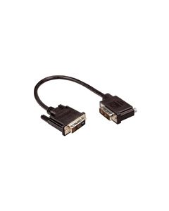 DVI-D Single Link DVI Cable Male / Male Right Angle, Left, 10.0 ft