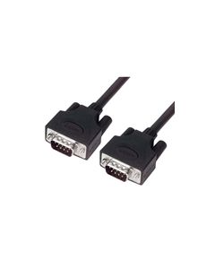 LSZH D-Sub Cable, DB9 Male / DB9 Male, 10.0 ft
