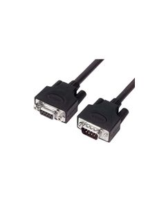 LSZH D-Sub Cable, DB9 Male / DB9 Female,  125.0 ft