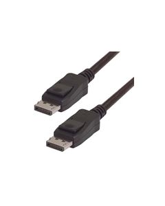 LSZH DisplayPort Cable Male-Male, Black - 0.5m