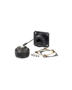 Ruggedized Flange Mount, Anodized finish with Mounting Hardware and Dust Cap