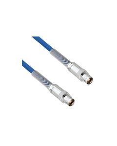 Halogen Free Cable Assembly TRB 3-Lug Cable Jack to Jack with Bend Reliefs MIL-STD-1553 .242" O.D. -30C +80C 78 Ohm Twinaxial Shielded twisted pair 1'