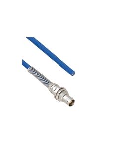 Halogen Free Cable Assembly TRB Non-Insulated Bulk Head 3-Lug Cable Jack with Bend Relief to Blunt MIL-STD-1553 .242" O.D. -30C +80C 78 Ohm Twinaxial Shielded twisted pair 1'