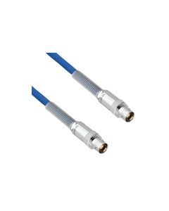 Halogen Free Cable Assembly TRB 3-Lug Cable Jack to Jack with Bend Reliefs MIL-STD-1553 .242" O.D. -30C +80C 78 Ohm Twinaxial Shielded twisted pair 6'