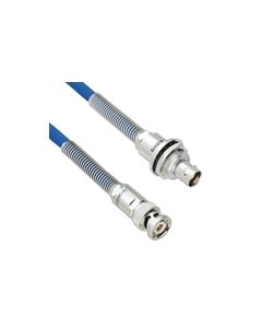 Halogen Free Cable Assembly TRB 3-Slot Plug to Insulated Bulk Head 3-Lug Cable Jack with Bend Reliefs MIL-STD-1553 .242" O.D. -30C +80C 78 Ohm Twinaxial Shielded twisted pair 3'