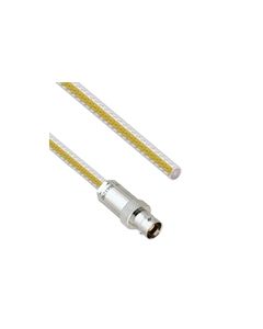 Teflon Jacket Cable Assembly TRB 3-Lug Cable Jack to Blunt  .236" O.D. -55C +200C 50 Ohm Triaxial 1'