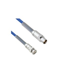 Plenum Cable Assembly TRB 3-Slot Plug to 3-Lug Cable Jack with Bend Reliefs MIL-STD-1553 .242" O.D. +125C 78 Ohm Twinaxial Shielded twisted pair 3'