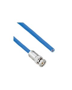 Plenum Cable Assembly TRB 3-Slot Plug to Blunt .242" O.D. +125C 124 Ohm Twinaxial Shielded twisted pair 1'