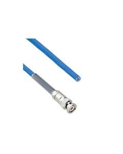 Plenum Cable Assembly TRB 3-Slot Plug with Bend Relief to Blunt .242" O.D. +125C 124 Ohm Twinaxial Shielded twisted pair 1'