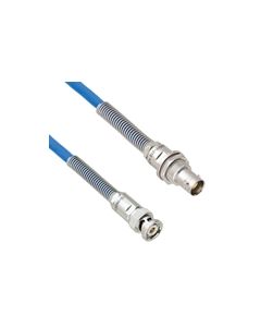 Plenum Cable Assembly TRB 3-Slot Plug to Non-Insulated Bulk Head 3-Lug Cable Jack with Bend Reliefs .242" O.D.+125C 124 Ohm Twinaxial Shielded twisted pair 3'