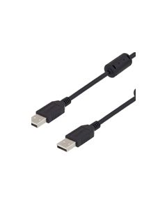 USB 2.0 cables A-A male w/ferrites 0.5M