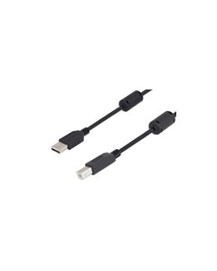 USB 2.0 cables A-B male w/ferrites 1M