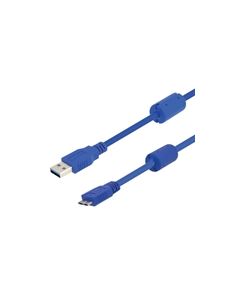 USB 3.0 Cables A/B male w/ferrites length 0.5M