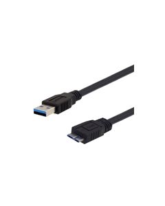 USB 3.0 High Flex Type A male to MicroB male 0.3M