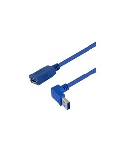 USB 3.0 Female to male Type A right angle up exit, length 0.5M