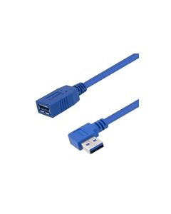 USB 3.0 Female to male Type A right angle right exit, length 0.75M