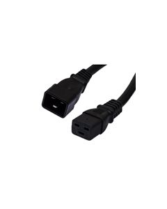 Server/PDU Power Cord - C20 to C19 - 20 A - Black, length 1 foot