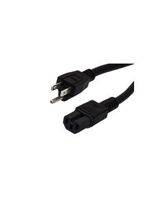 PC/PDU Power Cord - NEMA 5-15 to C15 - 15 Amp, length 3 feet