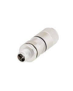 M12 8 Pin X-Code Male Shielded Field Termination Connector