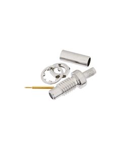 SMB Jack 50 Ohm Coax Connector Crimp Attachment for RG174, RG316, RG188, LMR-100