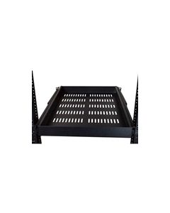 MilesTek 19" Rackmount Adjustable Sliding Shelf - 26"Depth 1U