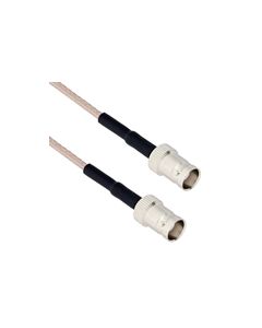 BNC Female to BNC Female Using Flexible RG316 Coax Cable 12"