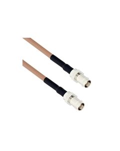 BNC Female to BNC Female Using Flexible RG400 Coax Cable 12"