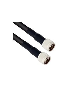 N Male to N Male Using Flexible RG214 Coax Cable 12"