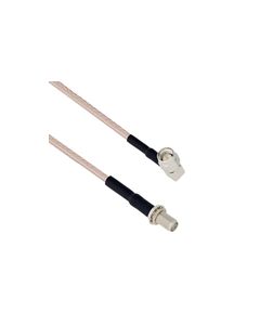 SMA Male Right Angle to SMA Male Right Angle Using Flexible RG316-DS Coax Cable 12"