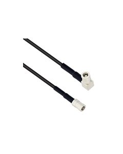 SMB Plug Right Angle to SMB Plug Using Flexible RG174 Coax Cable 12"