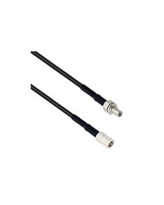 SMB Plug to SMB Jack Using Flexible RG174 Coax Cable 12"