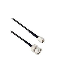 SMA Male to BNC Male Using Flexible RG174 Coax Cable 12"