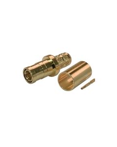 Mini 75 Ohm SMB Plug, Crimp Attachment For RG59 & RG62