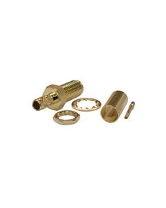 SMA Female, Bulkhead, Crimp Attachment For RG55, RG58, RG142 & RG400