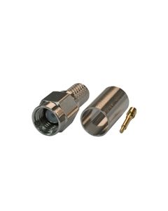 SMA Male, Crimp Attachment For RG59 & RG62