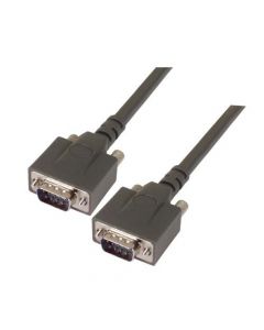 Heavy Duty D-sub Cable, DB9 Male / Male, 1.0 ft