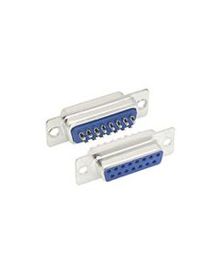 Solder cup D-sub connector DB15 female