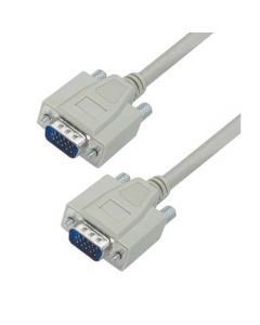 Deluxe Molded HD15 Cable, HD15 Male / Male, 1ft