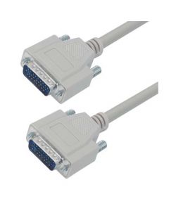 Deluxe Molded D-Sub Cable, HD26 M/M, 10.0 ft