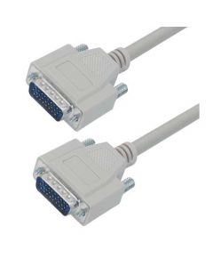 Deluxe Molded D-Sub Cable, HD26 M/M, 15.0 ft