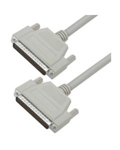 Deluxe Molded D-Sub Cable, HD62 Male / Male, 1 ft