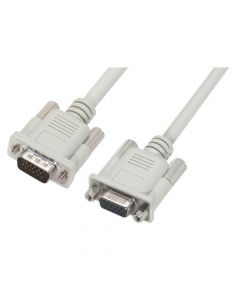 Premium Molded D-Sub Cable, HD15 Male / Female, 6.0 ft