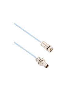 Lead Free High Temp 1553 Twinax Cable Assembly Plug To Non-Insulated Bulk Head Cable Jack .3 Meter