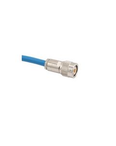 RoHS LSZH 0.242" O.D. 1553 TWINAX CABLE ASSEMBLY THREADED PLUG TO BLUNT .3 METER