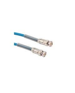 RoHS LAB RATED 124 OHM 0.242" O.D. 1553 TWINAX CABLE ASSEMBLY BEND RELIEF 3-SLOT PLUG TO PLUG .3 METER