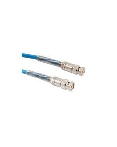 RoHS LAB RATED 124 OHM 0.242" O.D. 1553 TWINAX CABLE ASSEMBLY BEND RELIEF 2-SLOT PLUG TO PLUG .3 METER