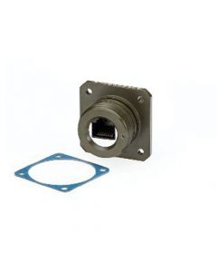 Category 6, Ruggedized Flange Mount, Zinc-Nickel finish with Grounding Shield